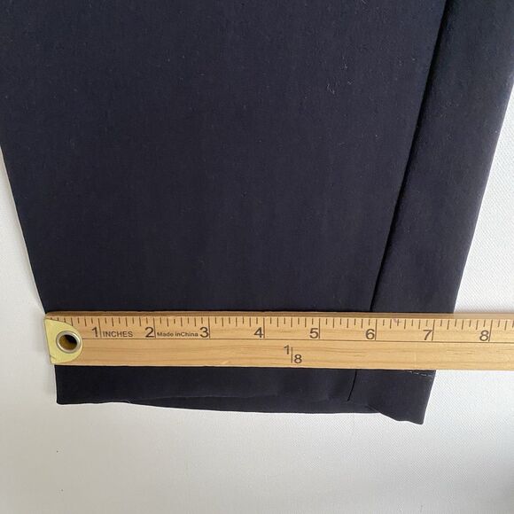 Marc Cain Wide Leg Pants Women L Black Relaxed Designer Old Money Quiet Luxury - Picture 8 of 11